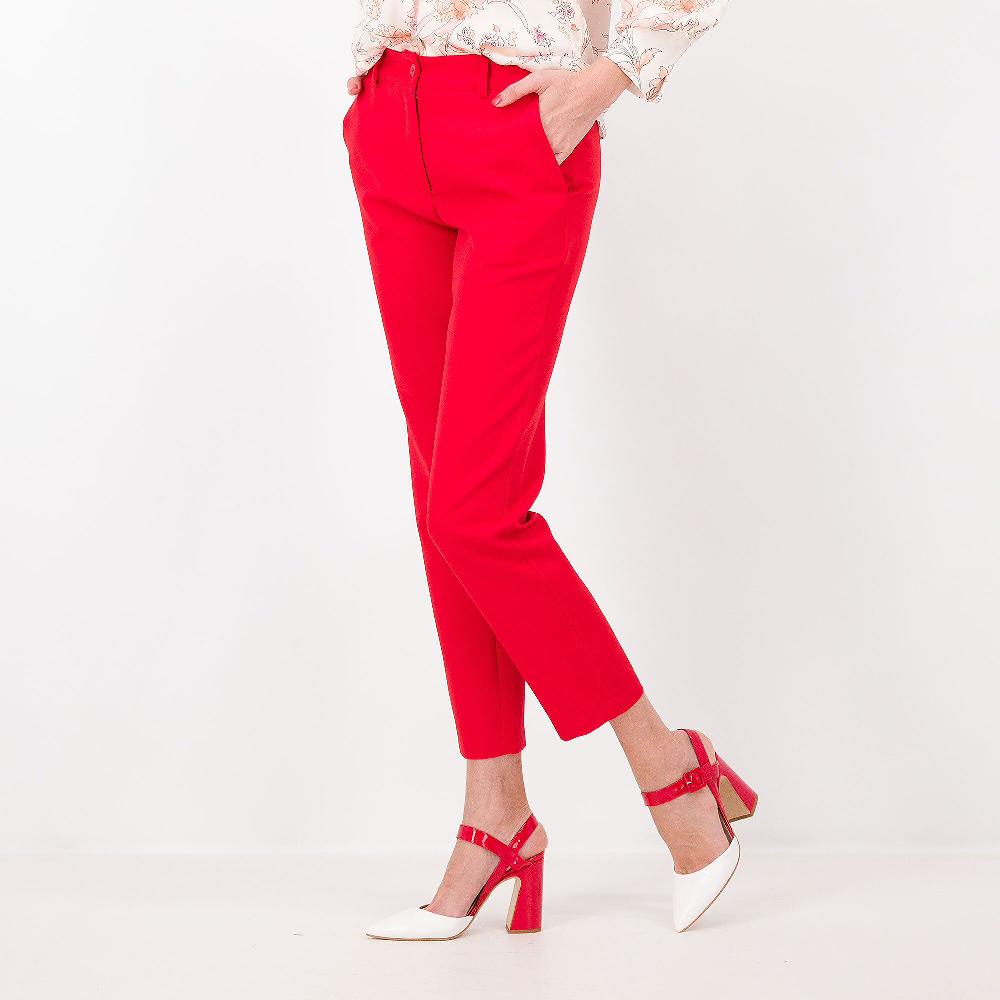 QVC EVA Franco Ciambella Pantaloni a sigaretta Tessuto bi-stretch Tasche alla francese Made in Italy