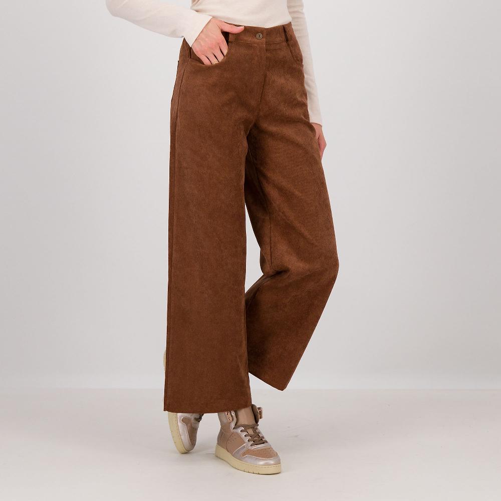 QVC EVA Franco Ciambella Pantaloni ampi in velluto con tasche