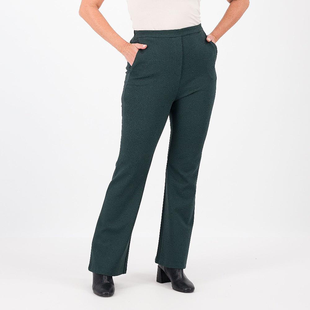 QVC EVA Franco Ciambella Pantaloni bootcut in tessuto cavallery