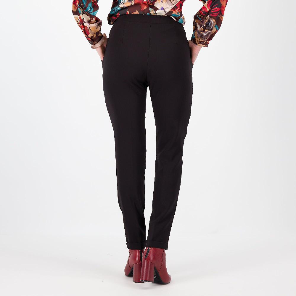 QVC EVA Franco Ciambella Pantaloni Lunghi A Carota In Tessuto Tecnico