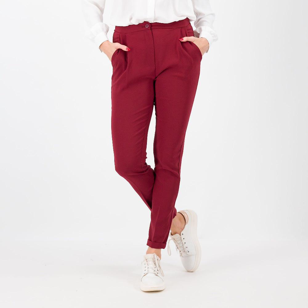 QVC EVA Franco Ciambella Pantaloni lunghi a carota in tessuto tecnico