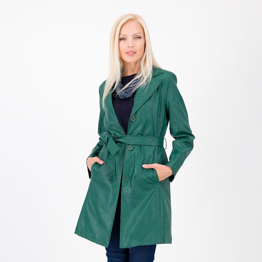 QVC EVA Franco Ciambella Trench in tessuto spalmato