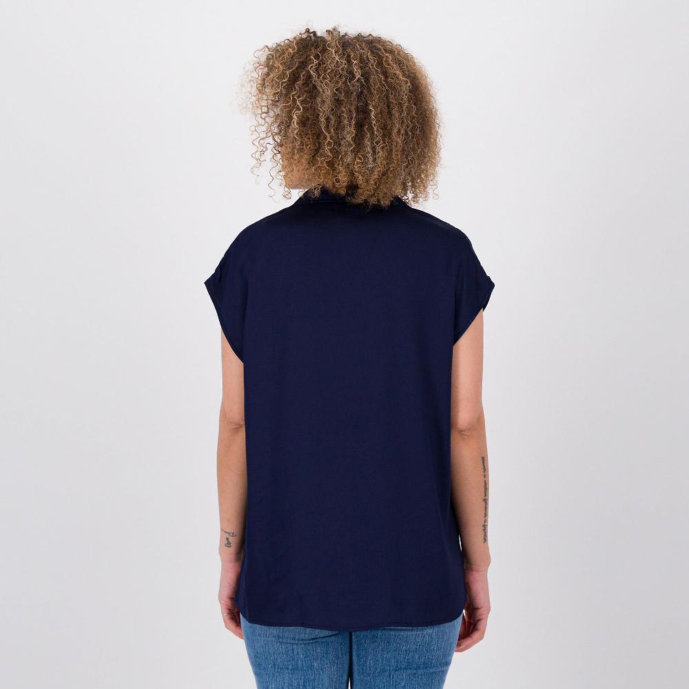 QVC EXTESA Blusa In Raso Di Viscosa Collo A Camicia