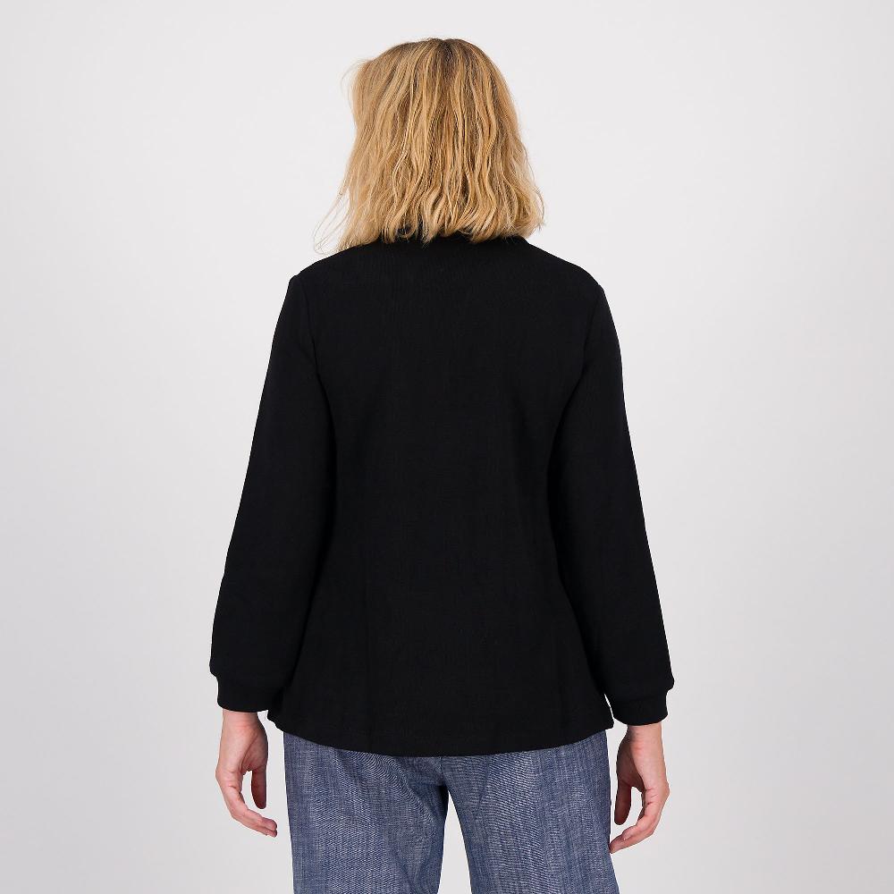 QVC EXTESA Maglia Maniche Lunghe Con Collo A Polo Effetto Cashmere