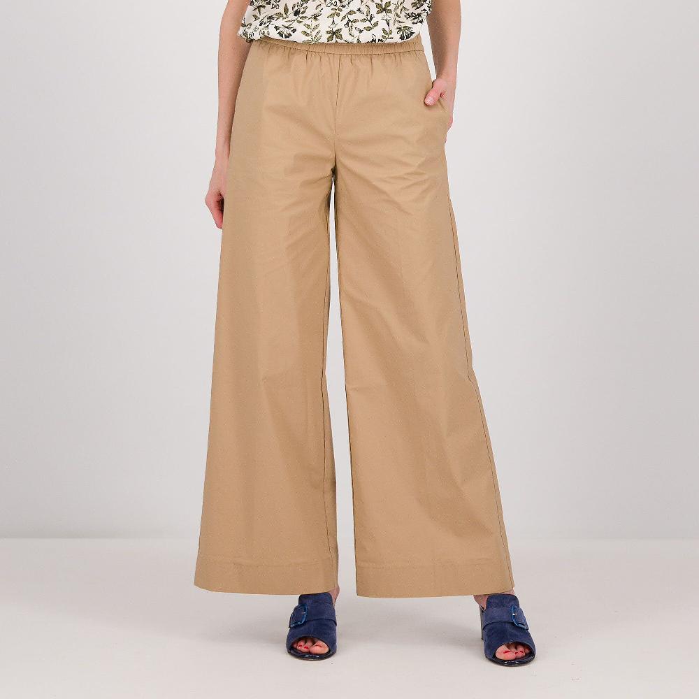 QVC EXTESA Pantalone ampio in tela parracadute con elastico
