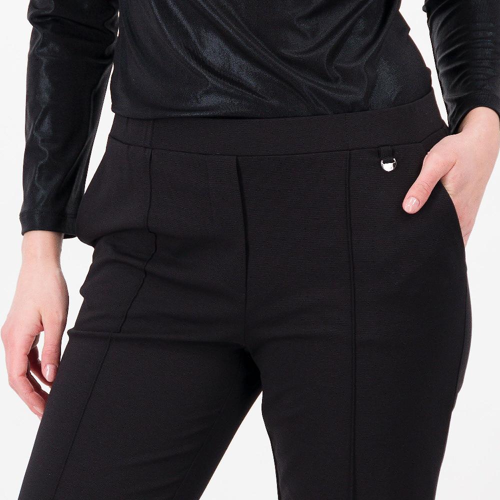 QVC EXTESA Pantaloni A Zampetta In Punto Milano Di Cotone Made In Italy