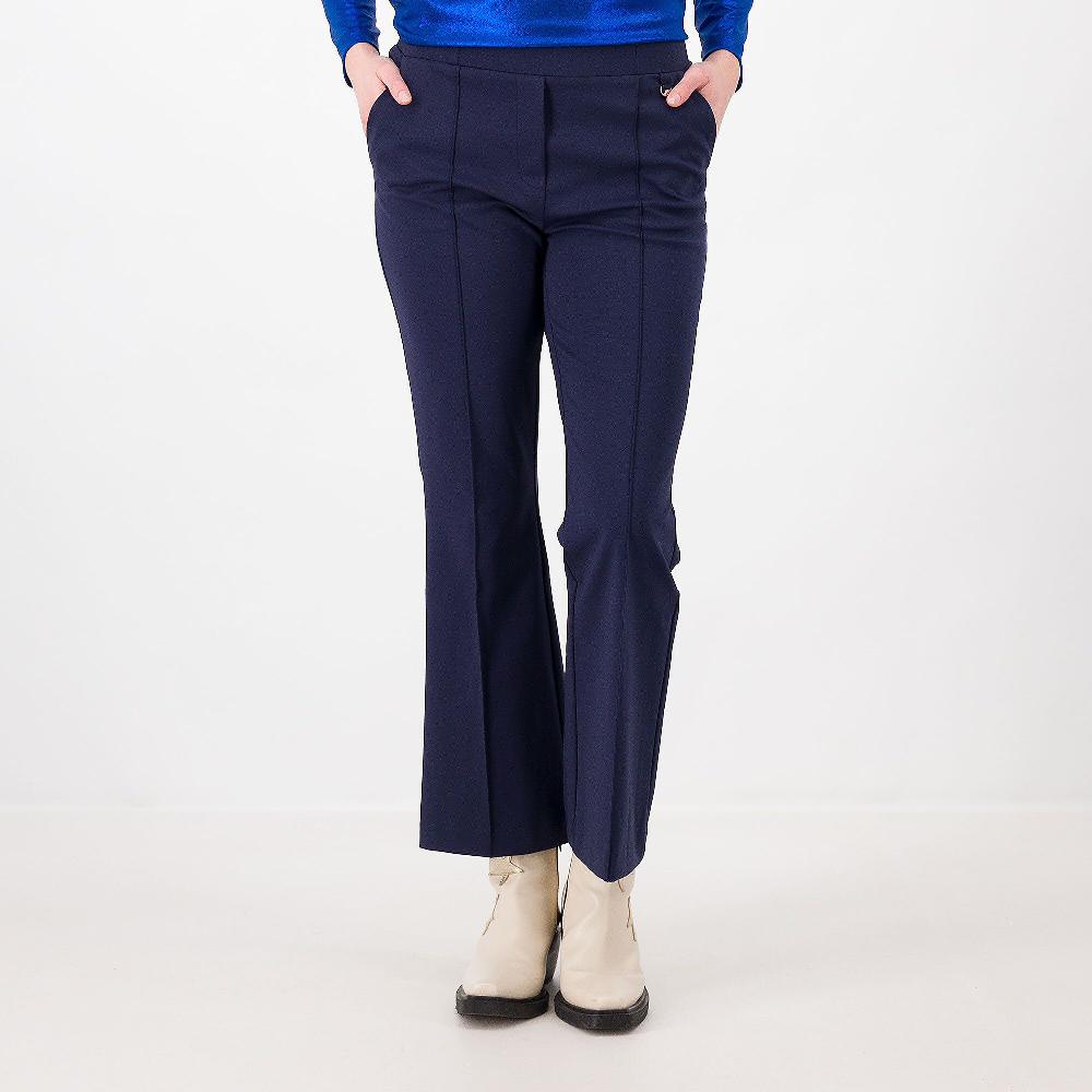 QVC EXTESA Pantaloni a zampetta in punto milano di cotone Made in Italy