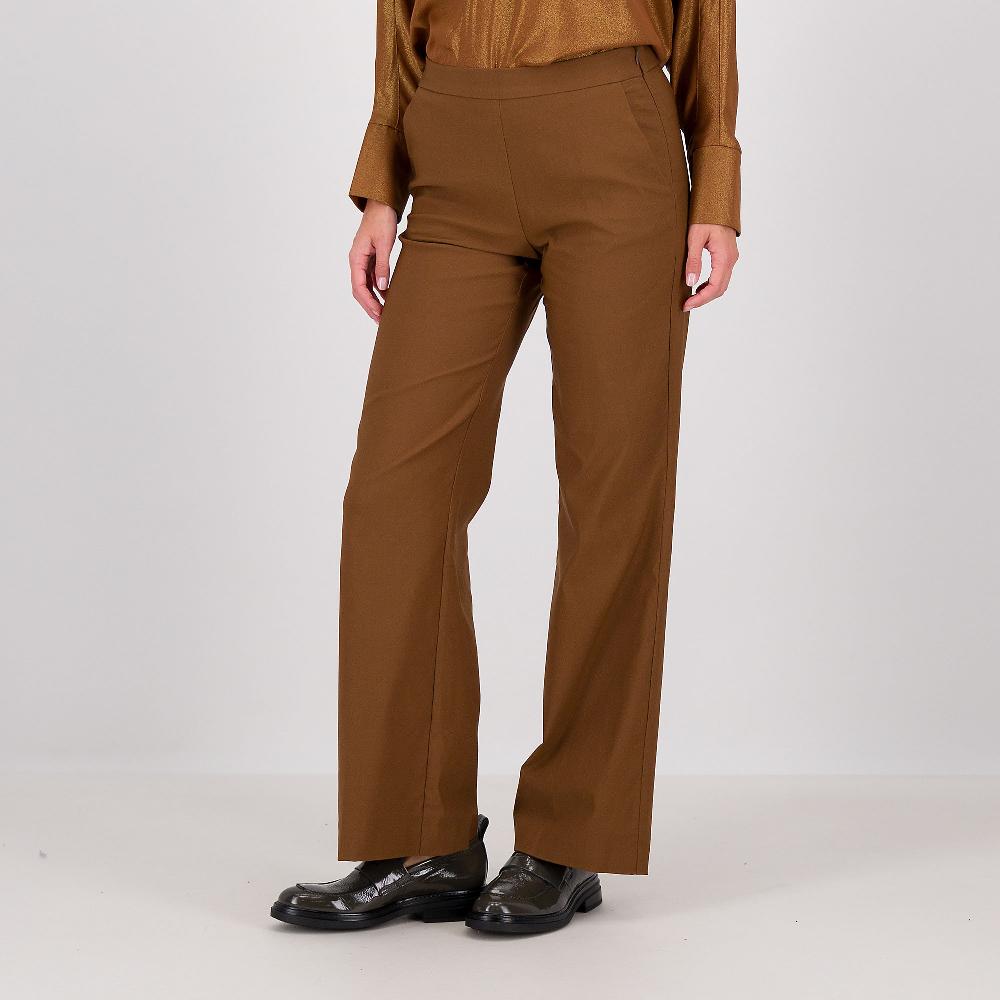 QVC Extesa Pantaloni ampi in bengalina con vita elasticata