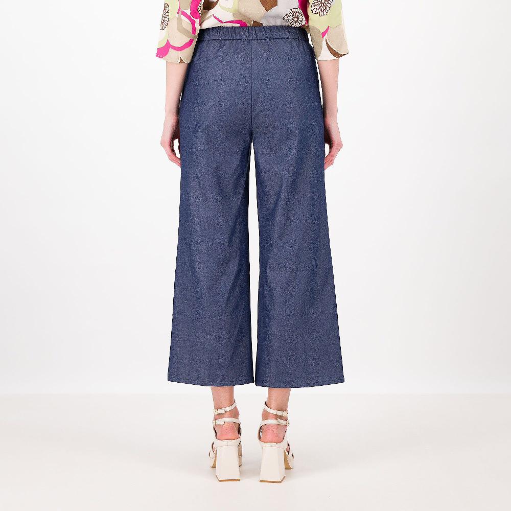 QVC EXTESA Pantaloni Cropped In Jeans Leggero Di Cotone