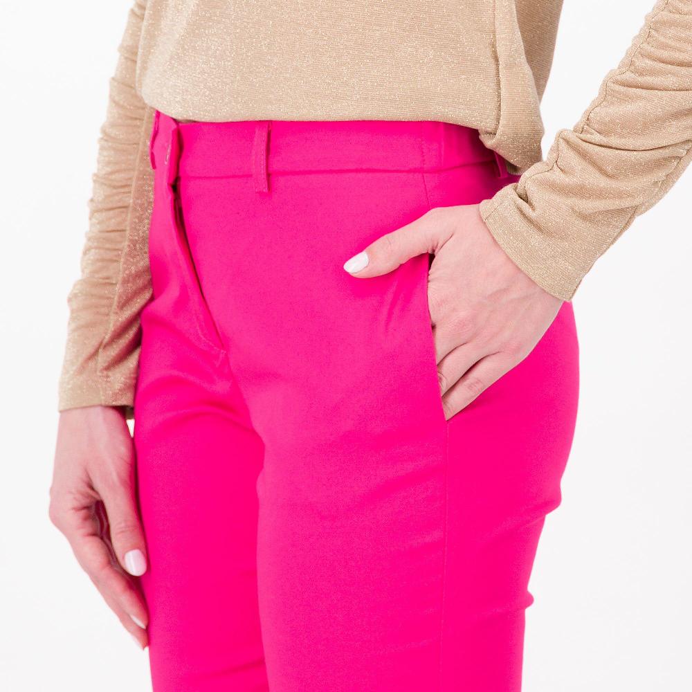 QVC EXTESA Pantaloni In Cotone A Sigaretta Con Risvolto Made In Italy