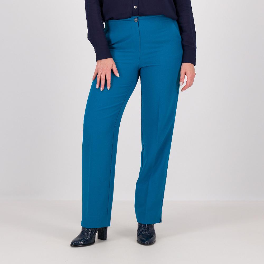 QVC EXTESA Pantaloni in crêpe con spacchetto al fondo