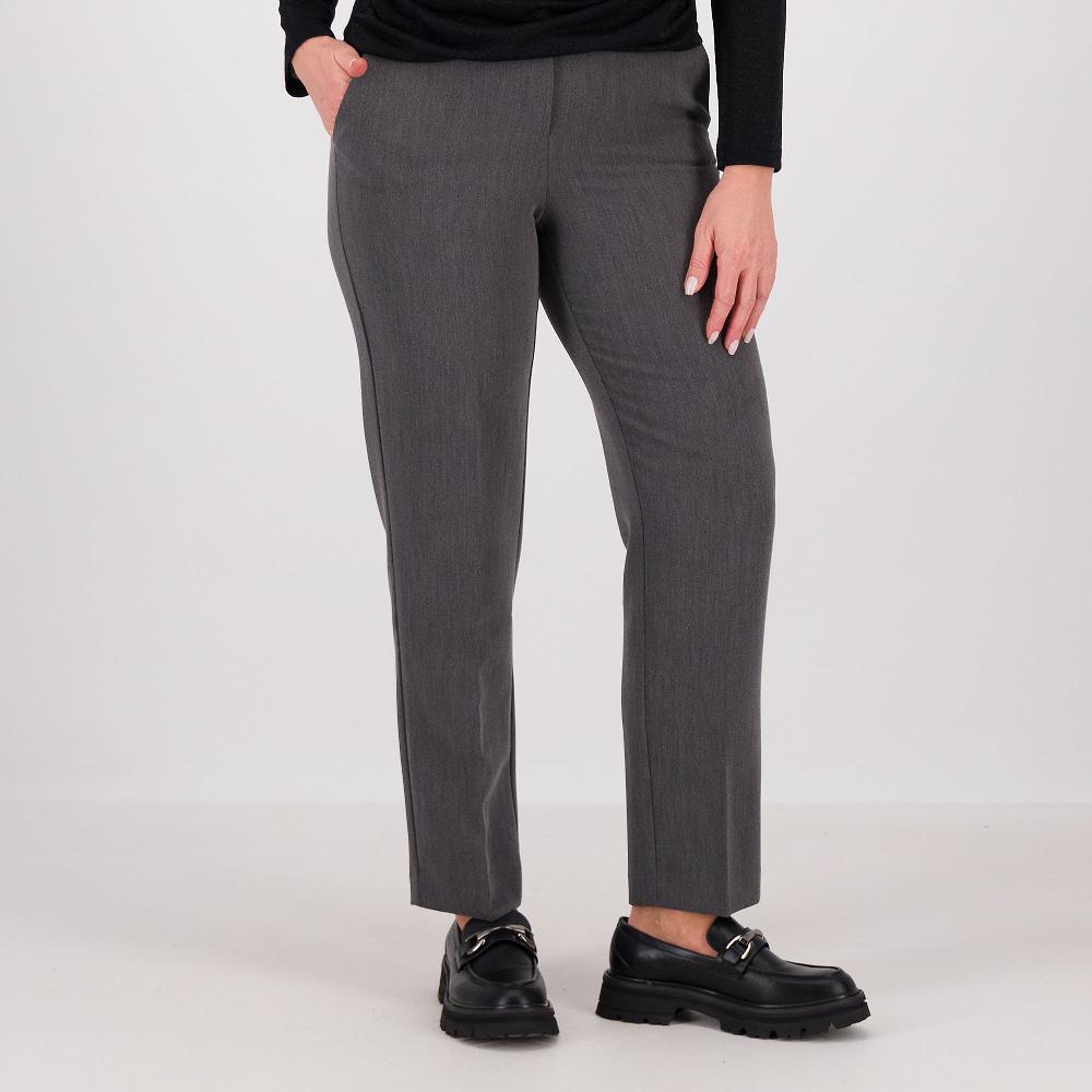 QVC EXTESA Pantaloni tinta unita con bottoni a vista e tasche