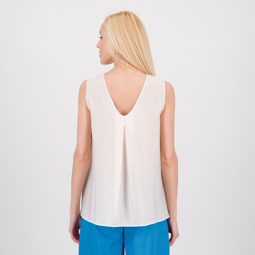 QVC EXTESA Top Smanicato In Misto Viscosa Con Scollo V