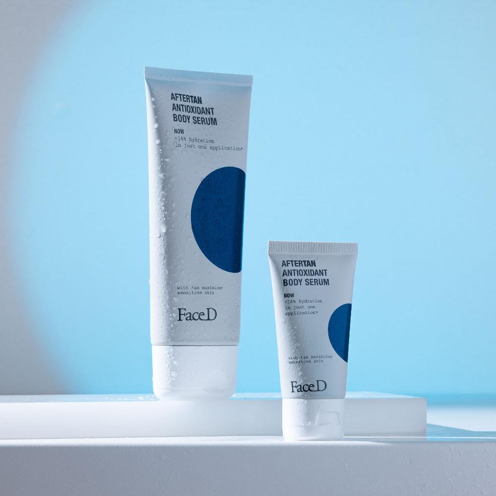 QVC Face-D 2 sieri doposole Aftertan Antioxidant Body (200 ml;50 ml)