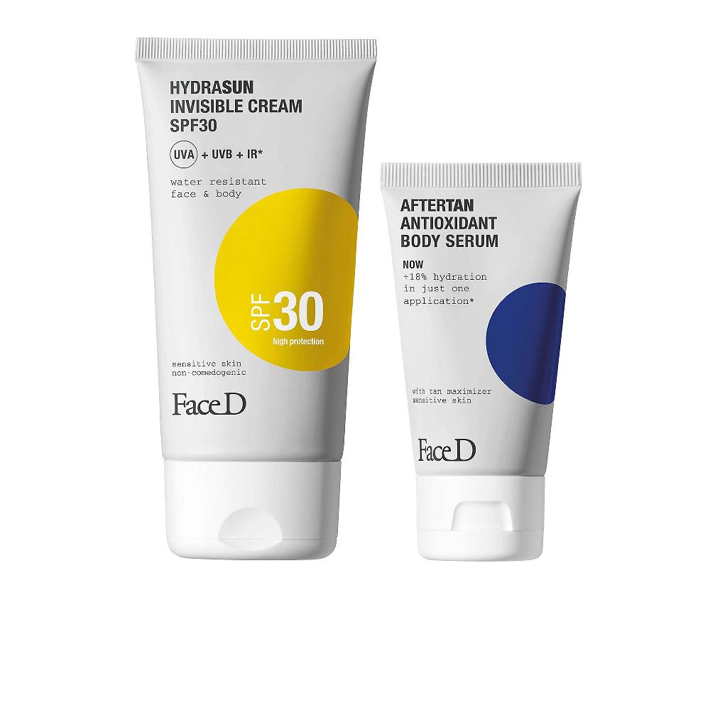 QVC Face-D Crema solare viso corpo Hydrasun SPF30 + siero doposole