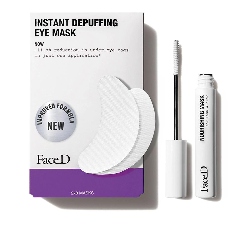QVC Face-D Maschera ciglia e sopracciglia e Patch contorno occhi