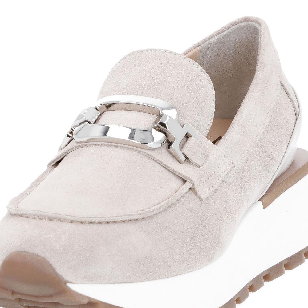QVC FAIRE Mocassino In Pelle Con Morsetto E Zeppa 4 Cm