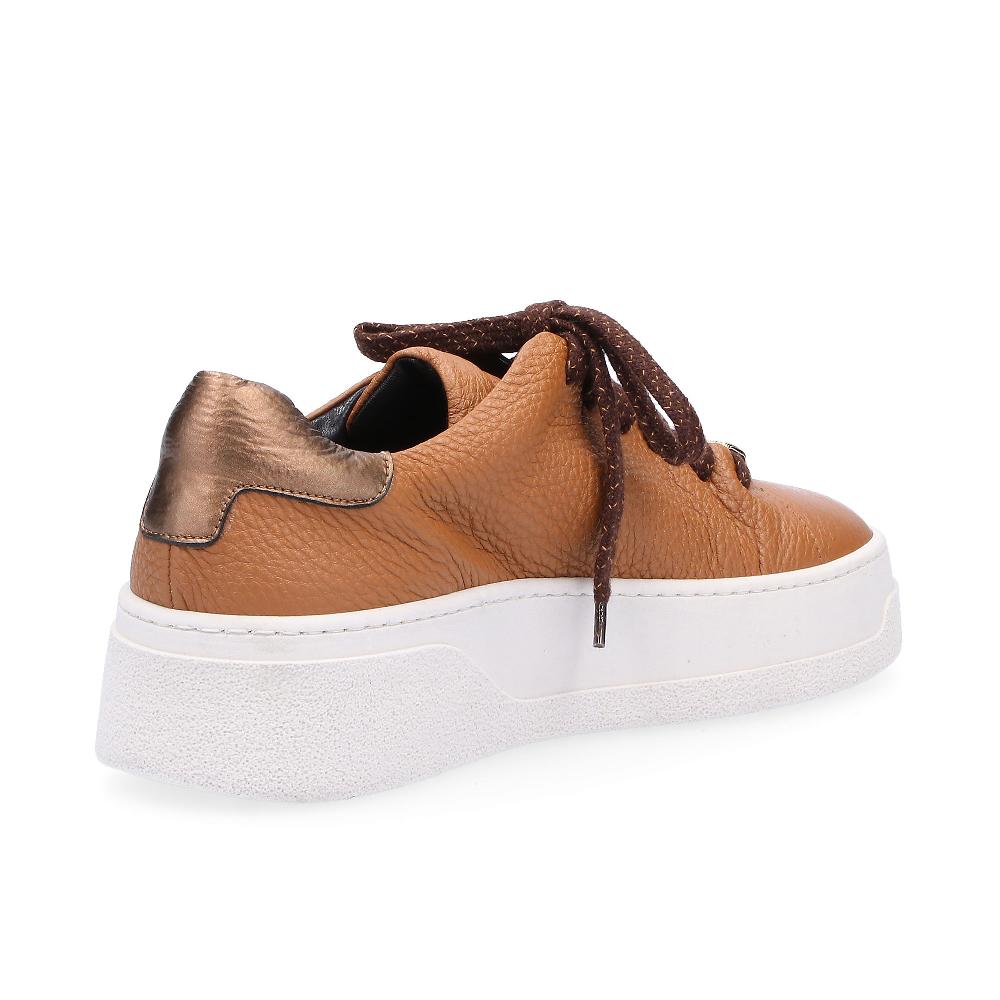 QVC FAIRE Sneaker In Pelle Con Inserto Laminato Suola 4 5cm