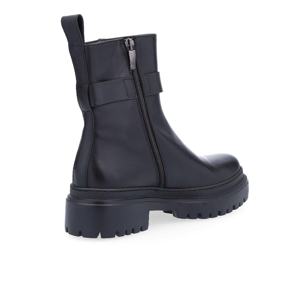 QVC Faire Stivaletti In Pelle Fascia Sul Gambale Tacco 5cm