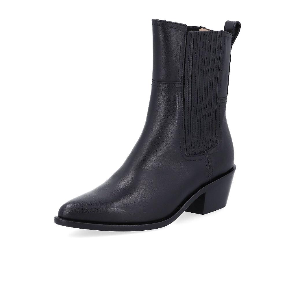 QVC FAIRE Stivali texani con inserto elastico e tacco 4 cm
