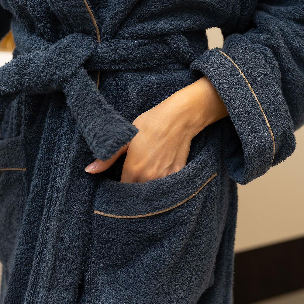 QVC Ferò Accappatoio Diana In Spugna Di Cotone Con Cappuccio