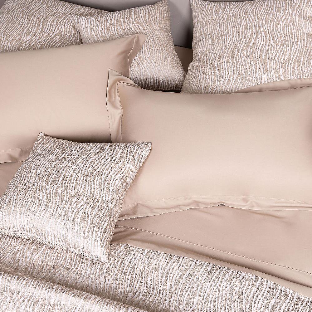 QVC Ferò Completo Letto Ariel Raso 300TC Setificato Ricamo Punto Ombra