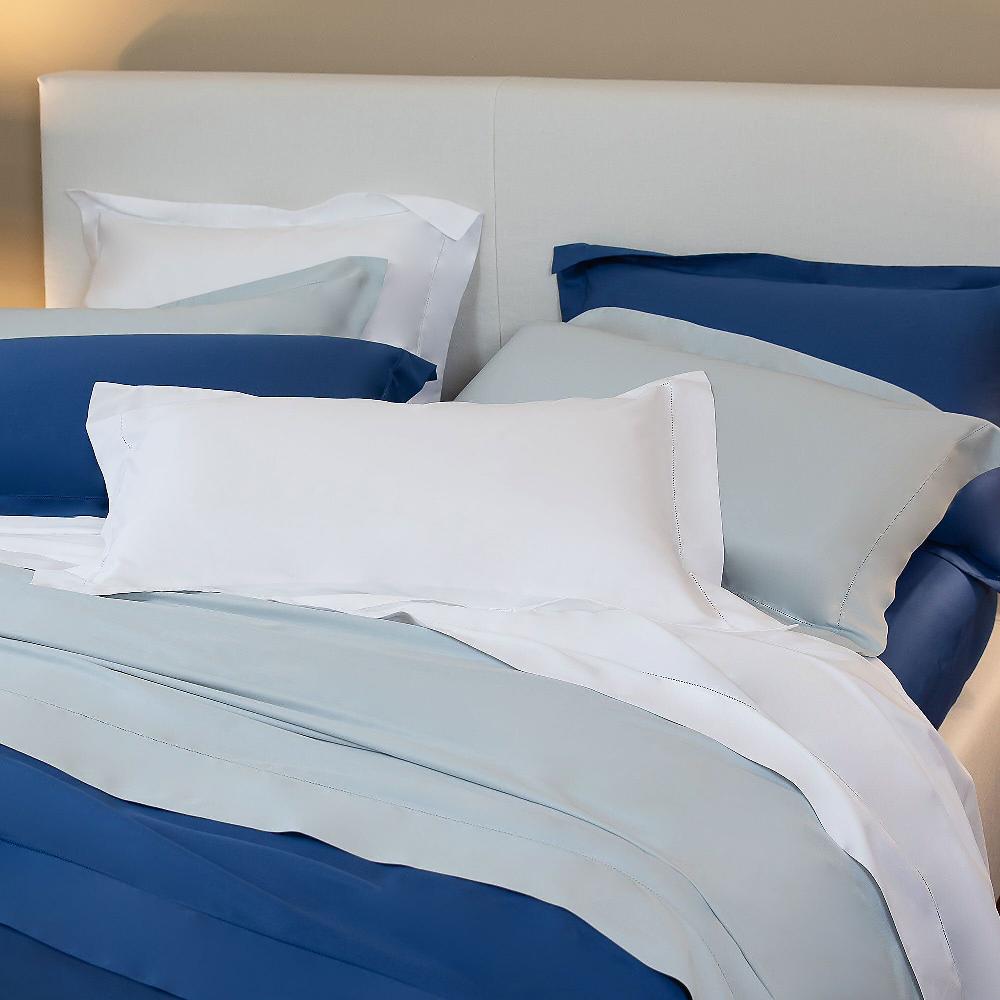 QVC Ferò Completo letto matrimoniale Platinum raso di cotone 300 TC