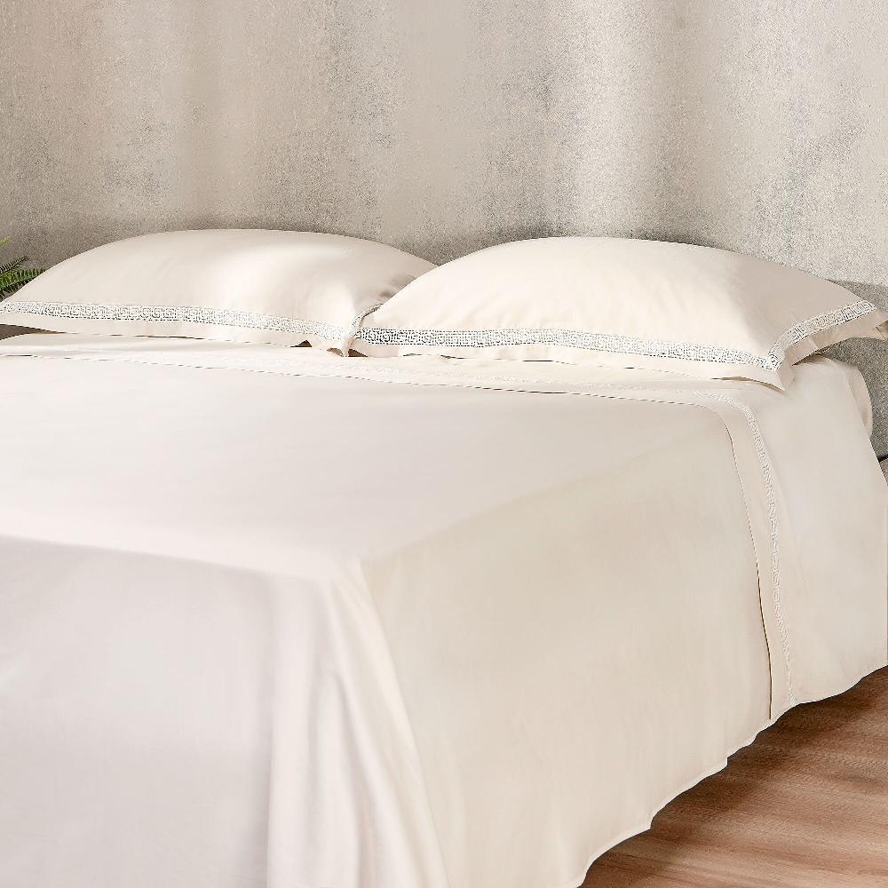 QVC Ferò Completo Letto Matrimoniale Poesia In Raso Con Pizzo