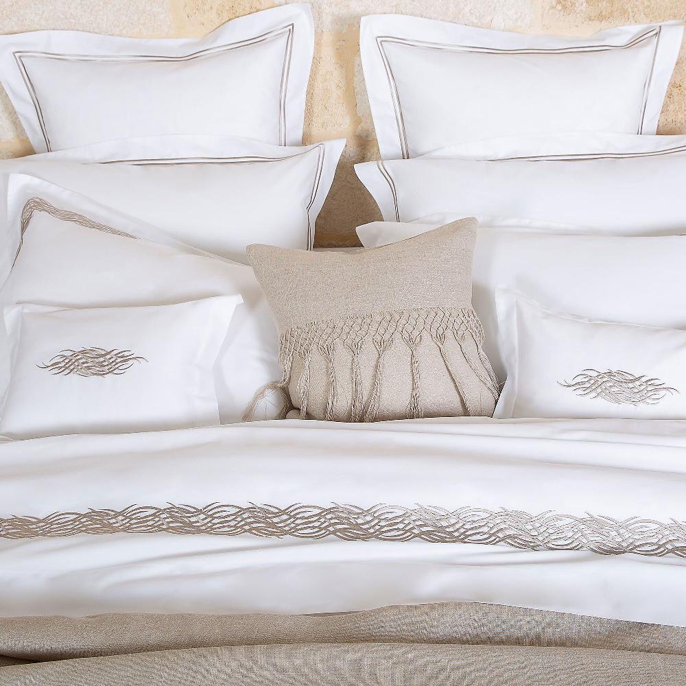 QVC Ferò Completo Letto Ondine Raso Di Cotone 300TC Setificato