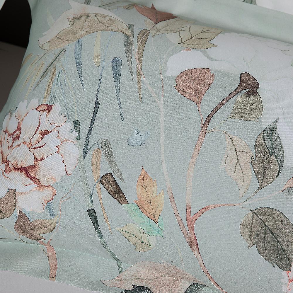 QVC Ferò Completo Letto Serena Stampa Digitale Raso Di Cotone 300TC