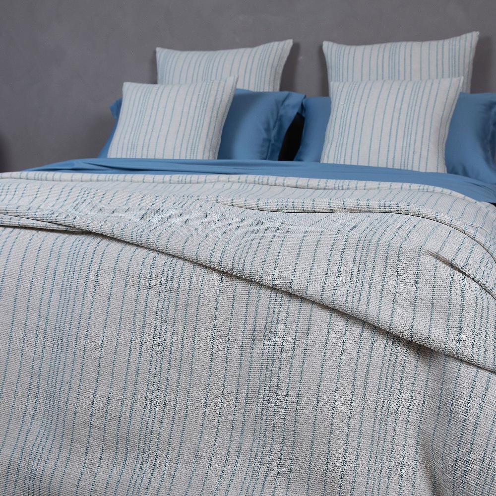 QVC Ferò Copriletto Platinum Matrimoniale Misto Lino 260x270cm