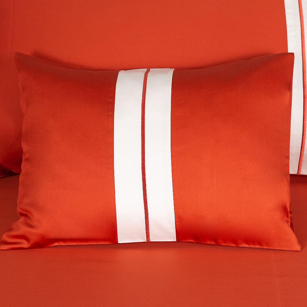 QVC Ferò Federa arredo Felicità in raso di cotone 300TC