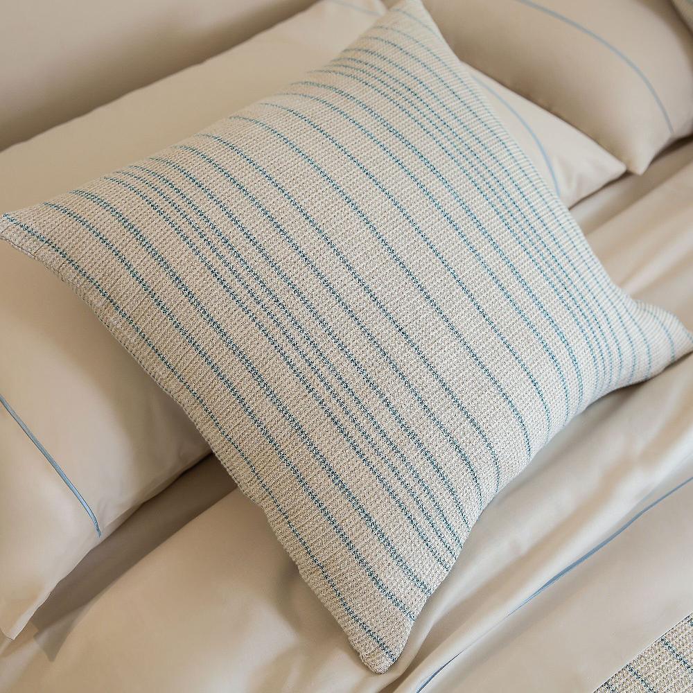 QVC Ferò Federa Arredo Platinum 45x45cm motivo righe con zip