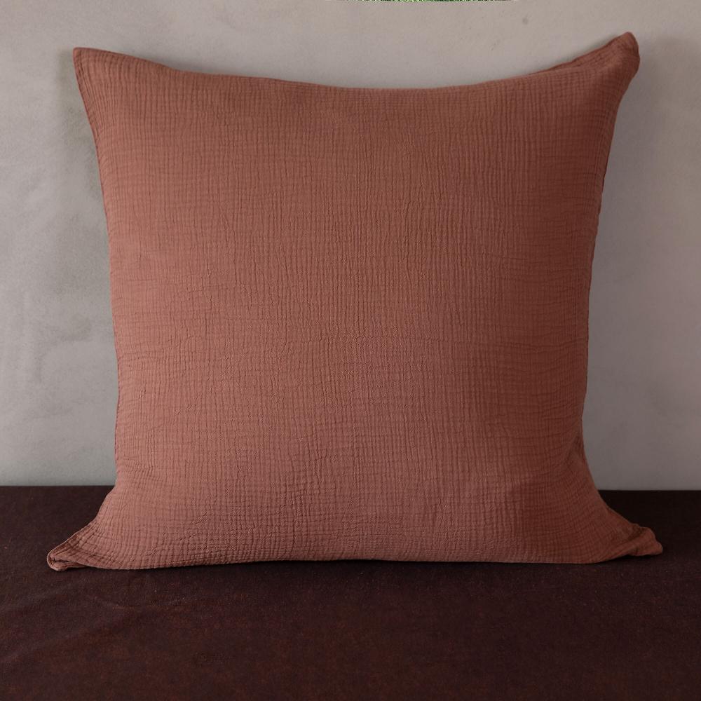 QVC Ferò Federa arredo Polinesia 100% cotone doppia garza 65x65cm