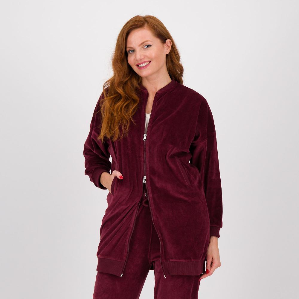 QVC Ferò Giacca In Velluto Di Cotone Con Maniche Lunghe