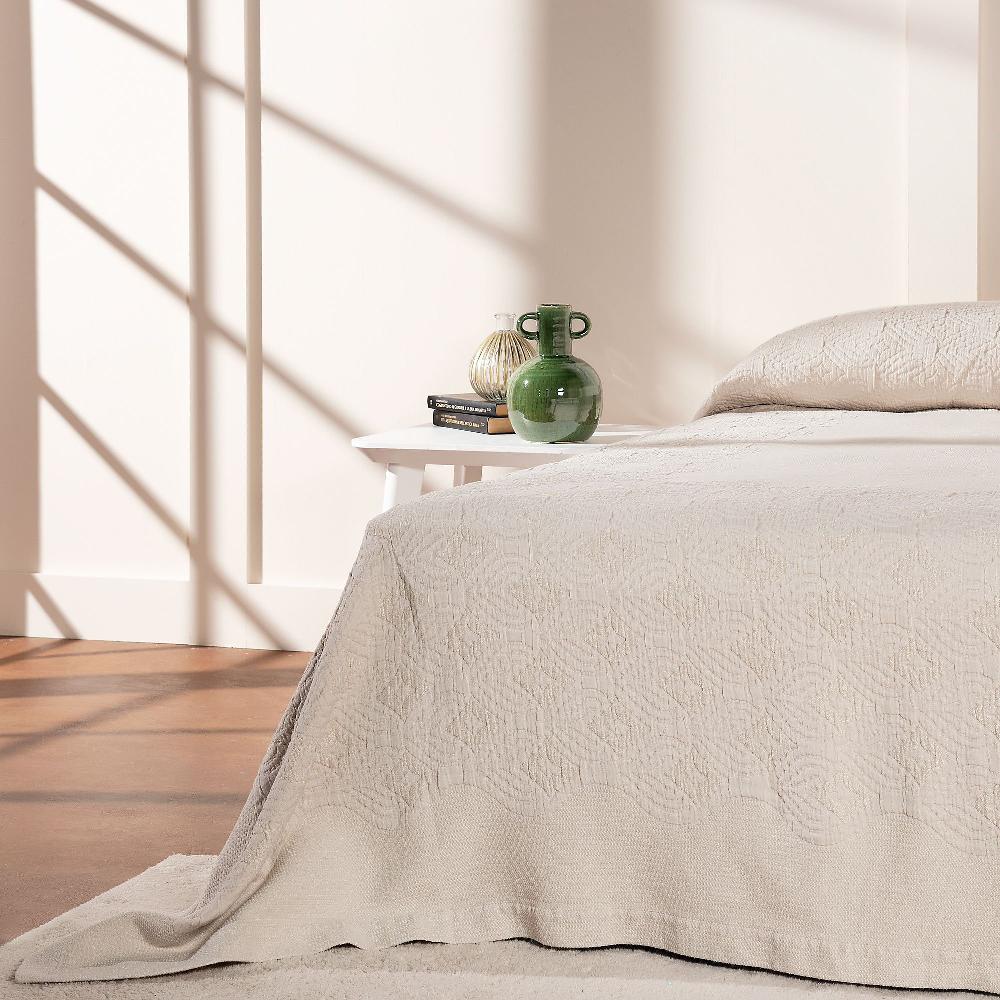 QVC Ferò Lounge Copriletto Matrimoniale Con Design A Cornice