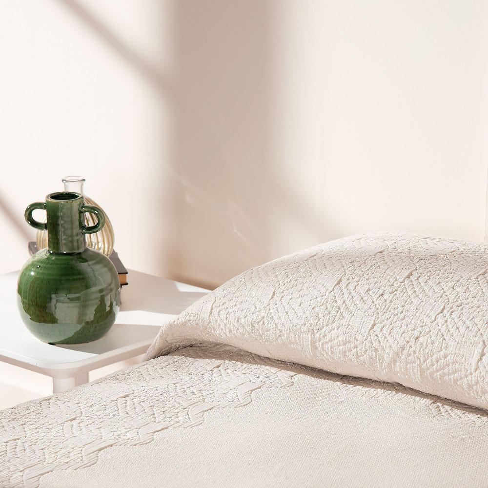 QVC Ferò Lounge Copriletto Matrimoniale Con Design A Cornice