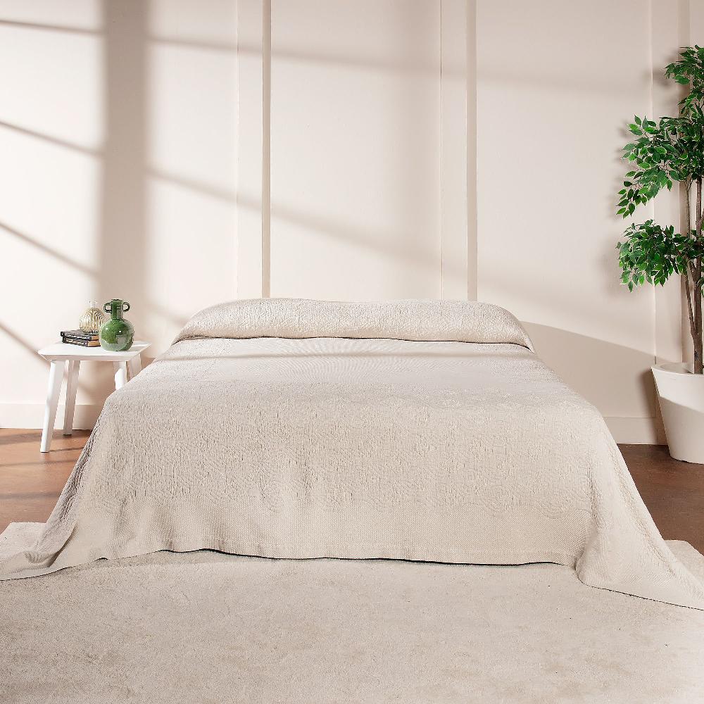 QVC Ferò Lounge Copriletto matrimoniale con design a cornice