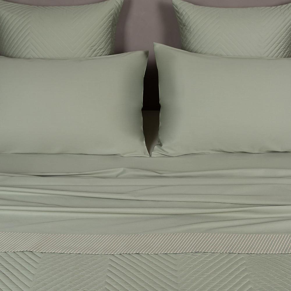 QVC Ferò Nettuno Completo Letto Matrimoniale Raso Di Cotone 300TC