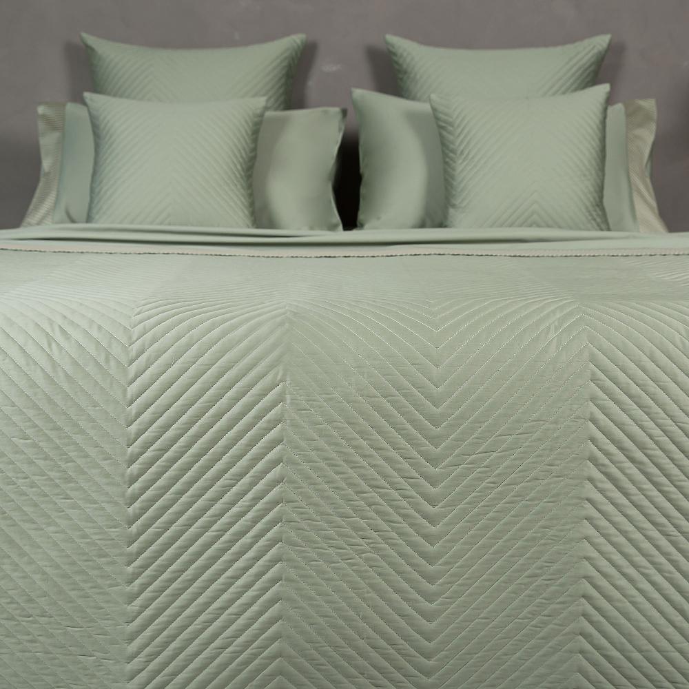 QVC Ferò Nettuno Trapuntino In Raso 300TC Con Motivo Chevron