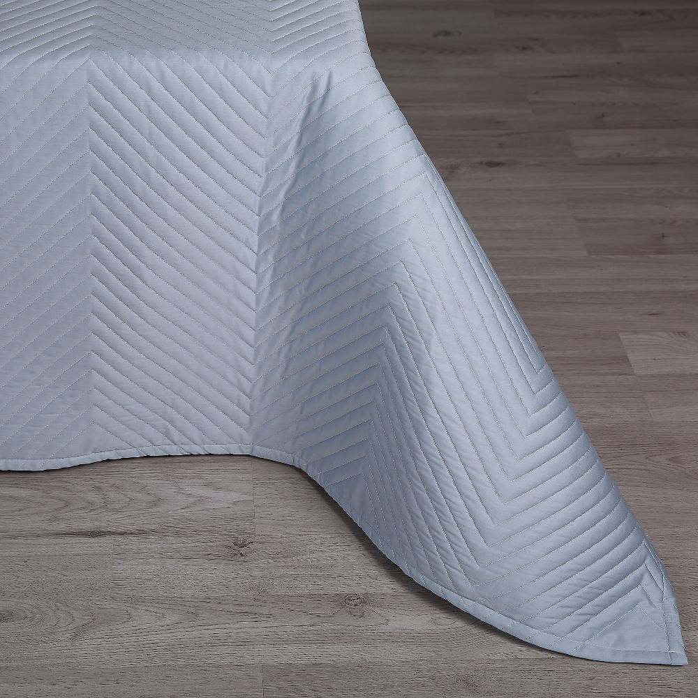 QVC Ferò Nettuno Trapuntino in raso 300TC con motivo chevron