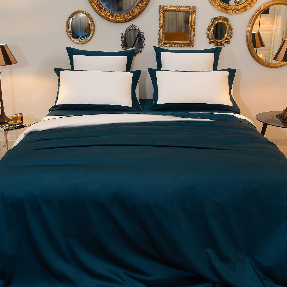 QVC Ferò Parure Copripiumino Elisir In Raso Di Cotone 300 TC