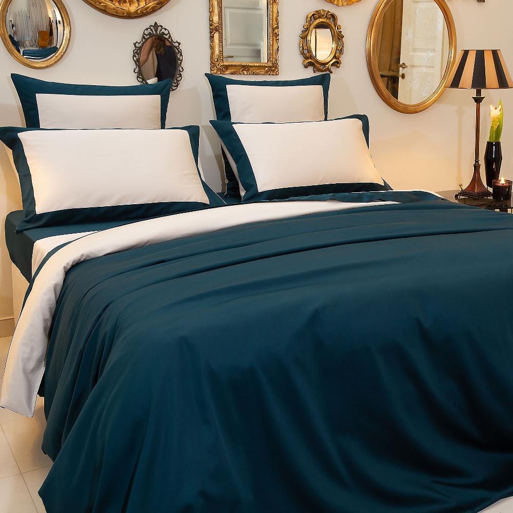 QVC Ferò Parure copripiumino Elisir in raso di cotone 300 TC