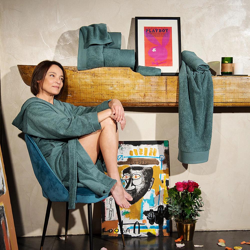 QVC Ferò Plissé: 7 Spugne In Cotone Low Twist Con Bordo Plissettato