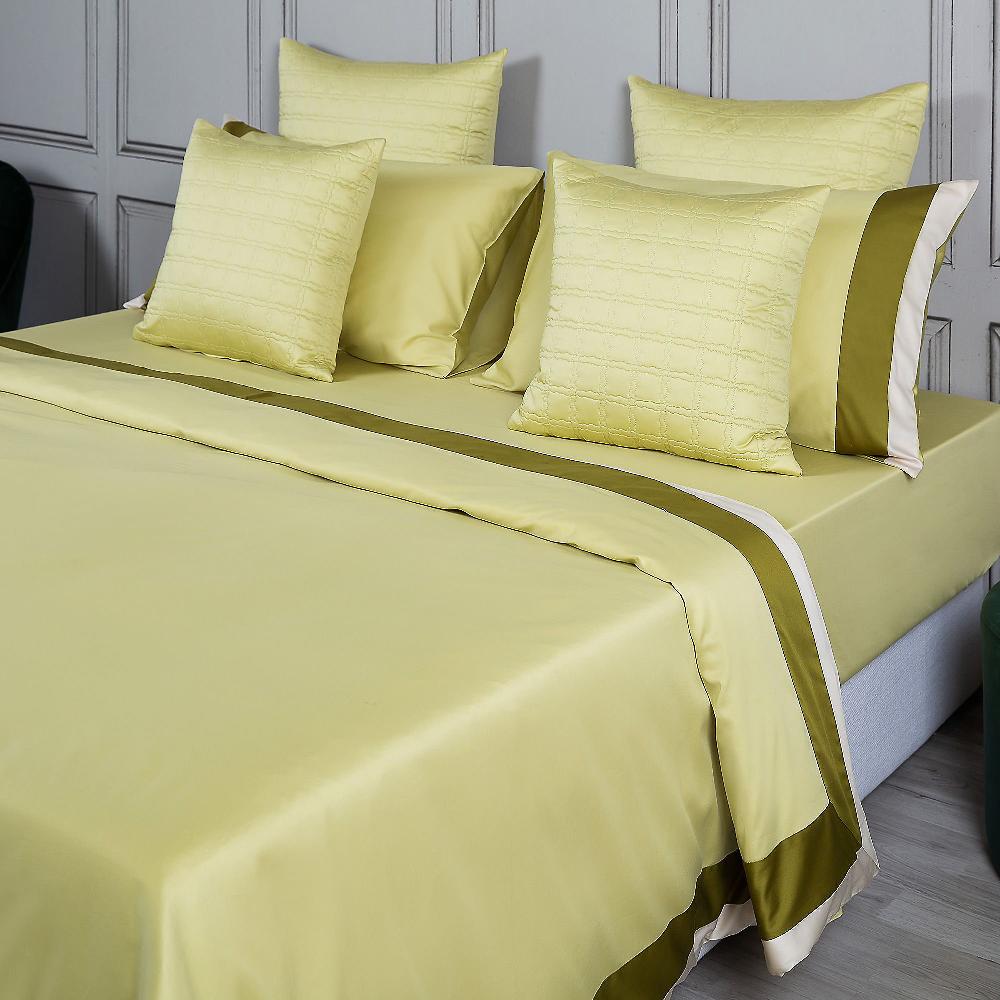 QVC Ferò Poesia Completo Letto In Raso Doppio Bordo A Contrasto