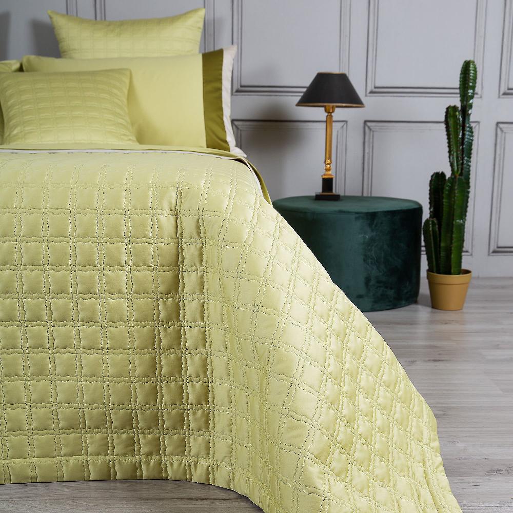 QVC Ferò Poesia Trapuntino Ricamato In Raso Con Disegno Geometrico