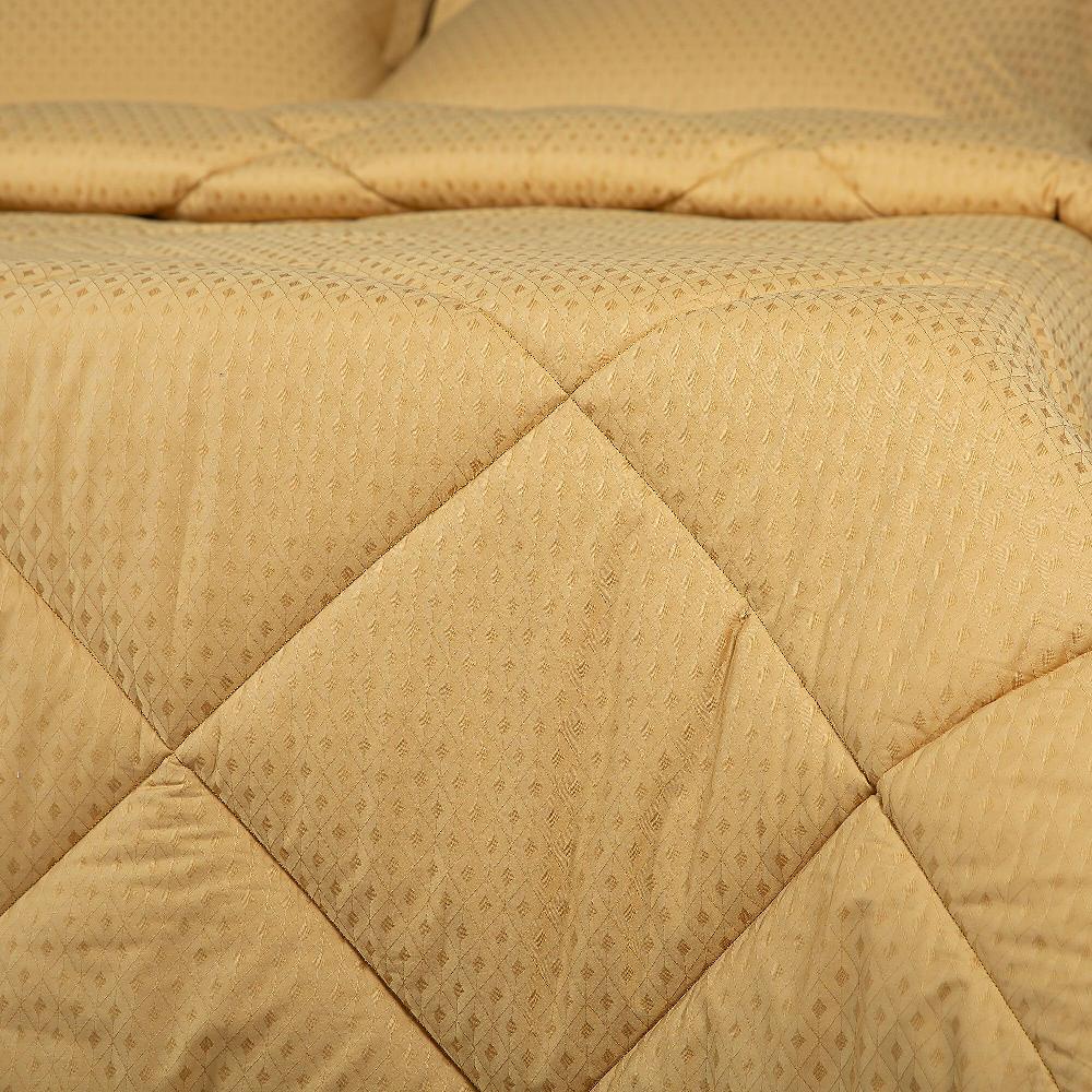 QVC Ferò Purity Trapunta Matrimoniale In Raso Motivo Jacquard Rombi