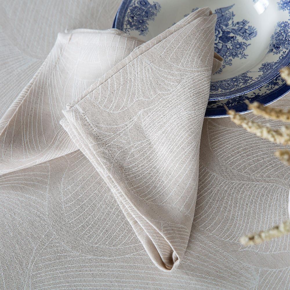 QVC Ferò Set 2 tovaglioli in lino e cotone 45x45 cm