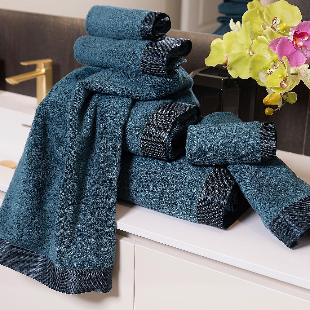 QVC Ferò Set 7 spugne Elisir 100% cotone low twist bordo lucido