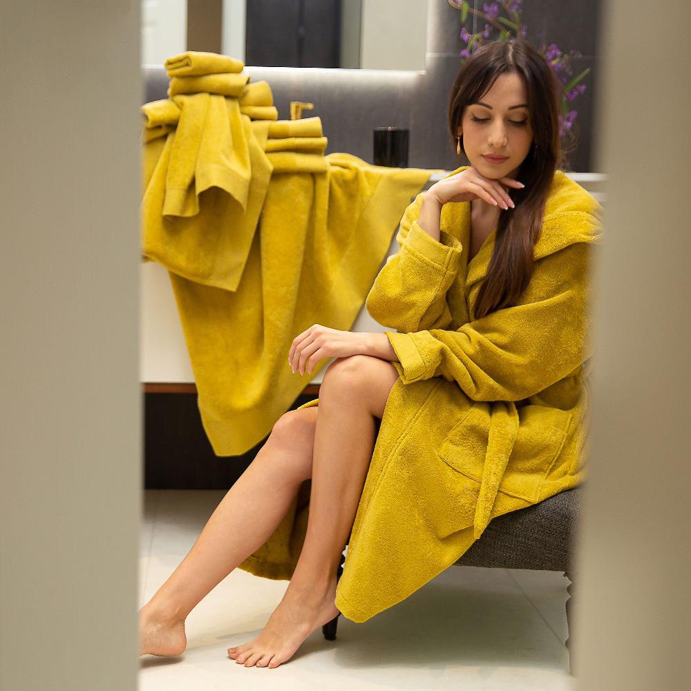 QVC Ferò Set 7 Spugne Rugiada 100% Cotone Low Twist Bordo Jacquard